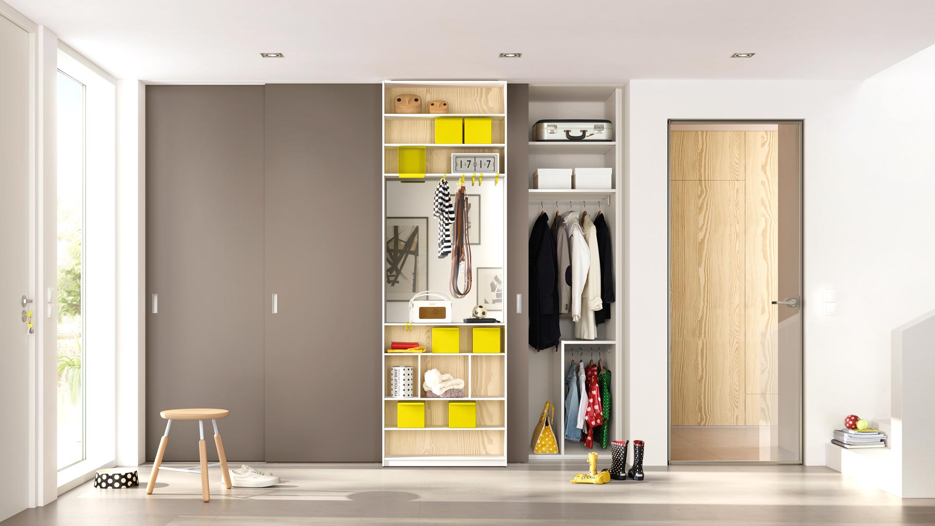 Sliding doors – excellent functionality and efficiently used space