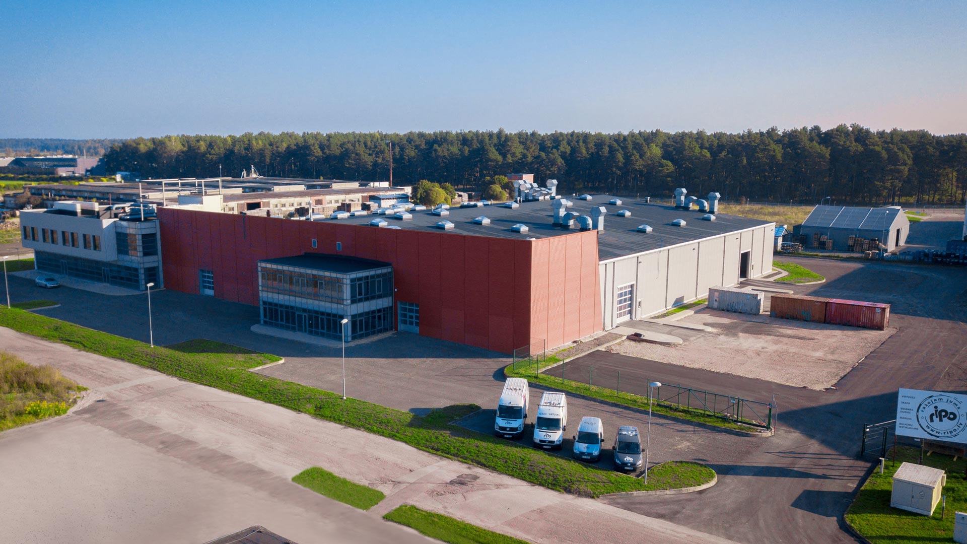 RIPO fabrika jaunais ražošanas komplekss